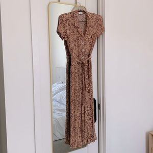 Wilfred Short Sleeve Shirt Dress (Midi Length)